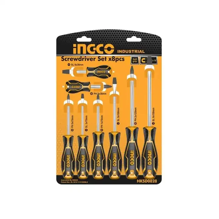 Set 8 cacciaviti Ingco
