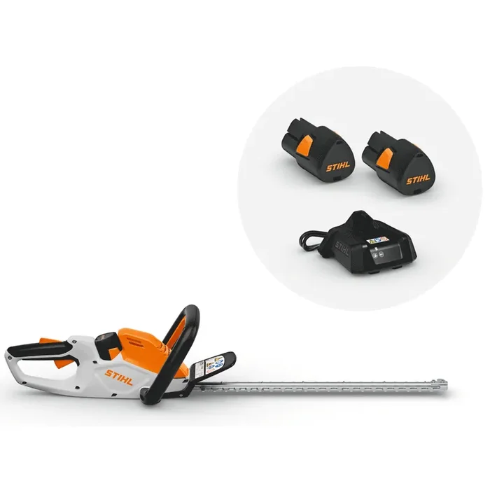 STIHL HSA 40 – Tagliasiepi con 2 batterie AS – 10.8V 2.6Ah – Lama da 50 cm