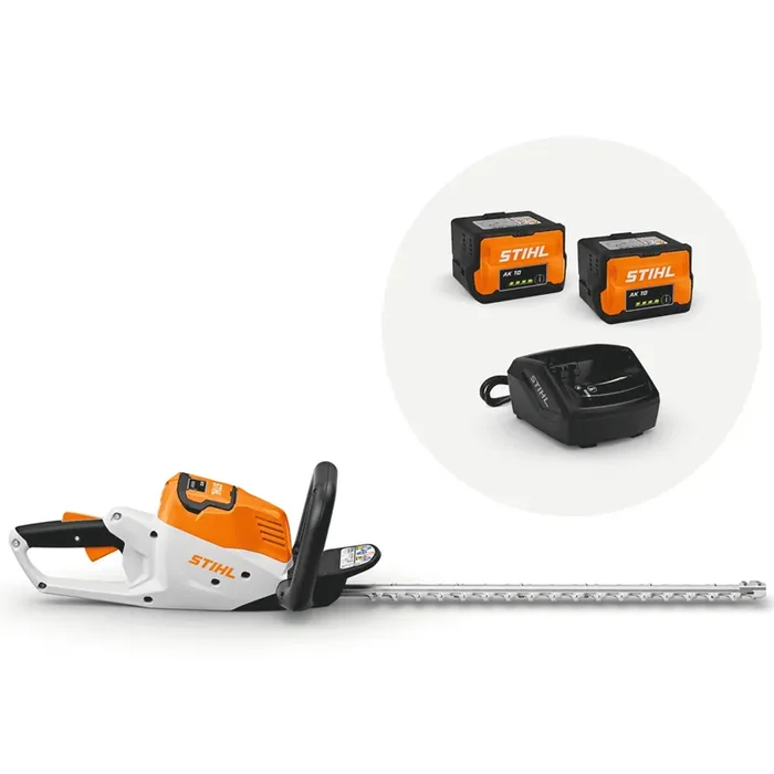 STIHL HSA 50 – Tagliasiepi con 2 batterie AK 10 – 36V 2Ah – Lama 50cm