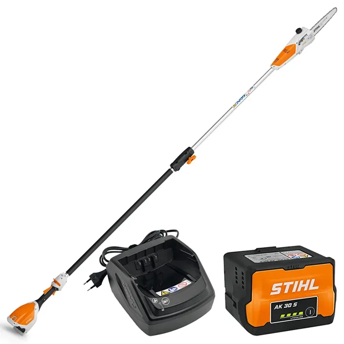 STIHL HTA 50 Set – Potatore su asta telescopica con batteria AK 30 S – 36V 5Ah