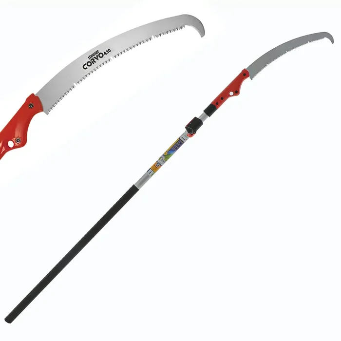 Stocker Corvo 430 TC – Seghetto con manico telescopico 230-385 cm