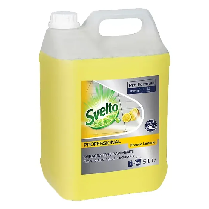 SVELTO PROFESSIONAL Sgrassatore pavimenti senza risciacquo Fresco Limone 5l -2 pz