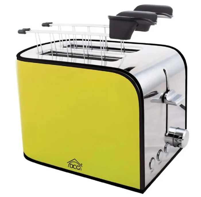 Tostapane inox 2 pinze scongela e riscalda 850W 220-240V