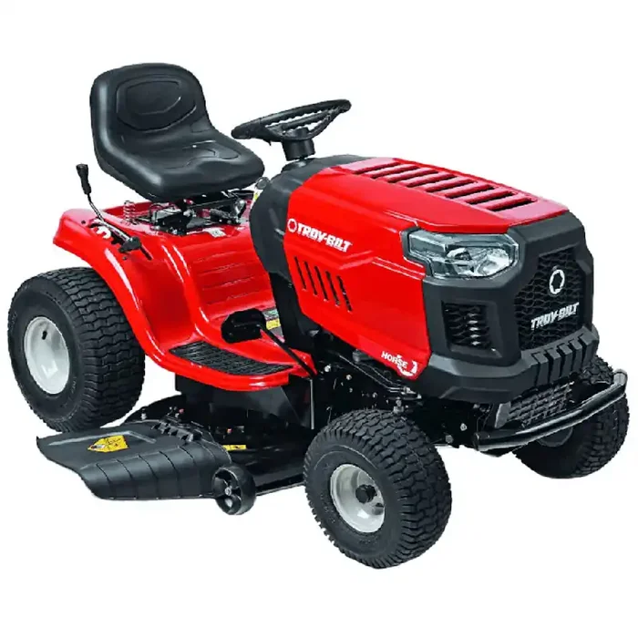 Troy Bilt Bronco 107T-S – Trattorino rasaerba – trasmissione continua CVT – scarico laterale