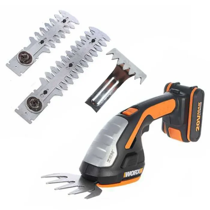 Worx WG801E – Forbice tagliaerba a batteria 4 in 1- tagliasiepi – 20V 2Ah