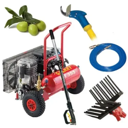 Zanon T355 Professionelles Kit für die Olivenernte und den Olivenschnitt
